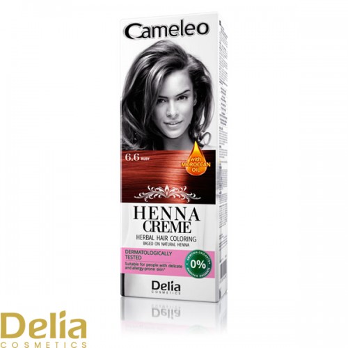 Farba za kosu bez amonijaka, na bazi prirodne kane (Hene) CAMELEO 6.6 - Rubin 75g